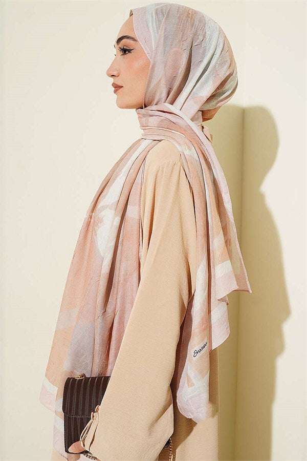 Vera Series Bamboo Crush Shawl Powder