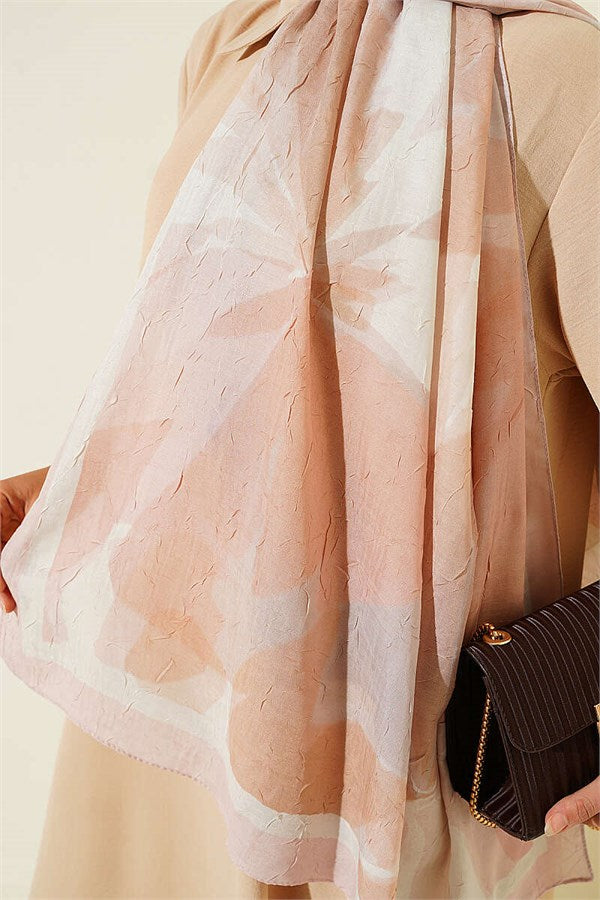 Vera Series Bamboo Crush Shawl Powder