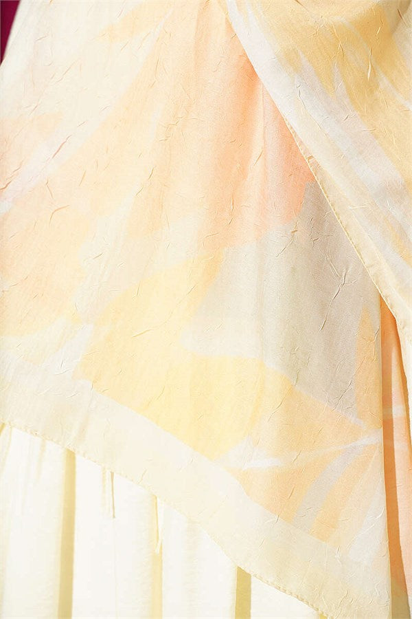 Vera Series Bamboo Crush Scarf Yellow