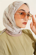 Verona Patterned Bamboo Crash Scarf Beige Mink