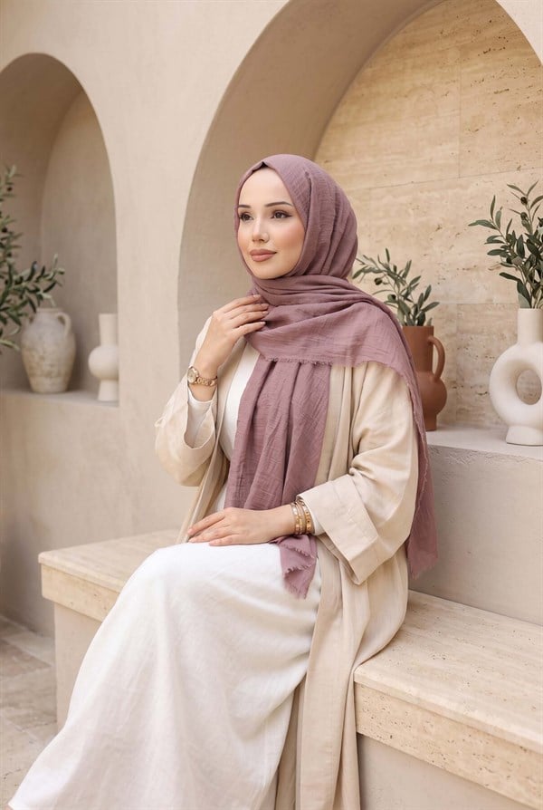 Viole Voile Shawl Series Mink