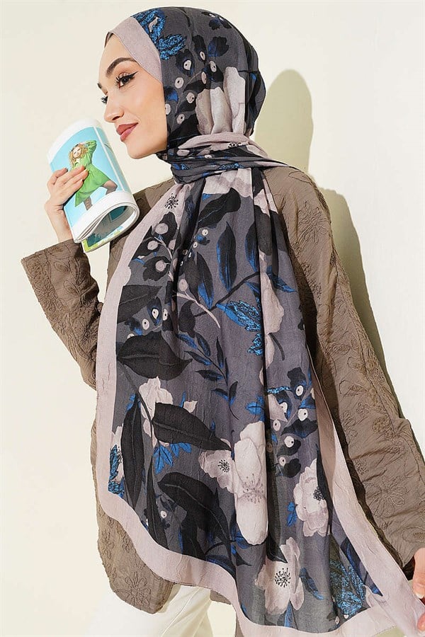 Violet Liva Modal Crush Shawl Beige