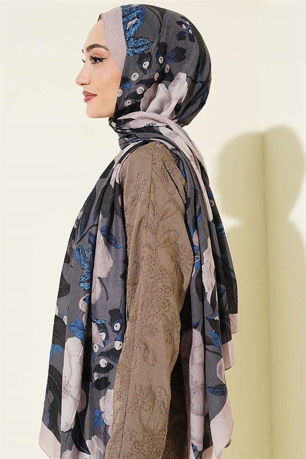 Violet Liva Modal Crush Shawl Beige