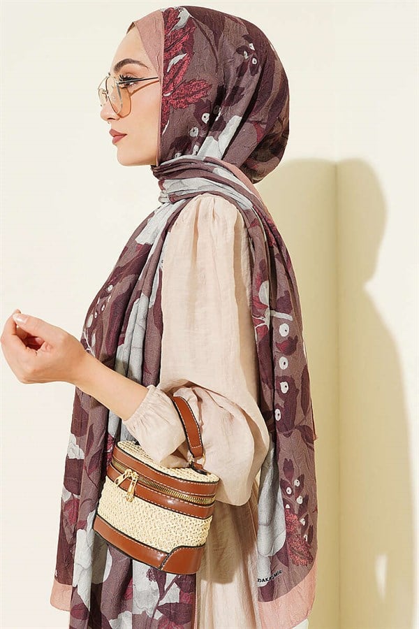 Violet Liva Modal Crush Shawl Camel