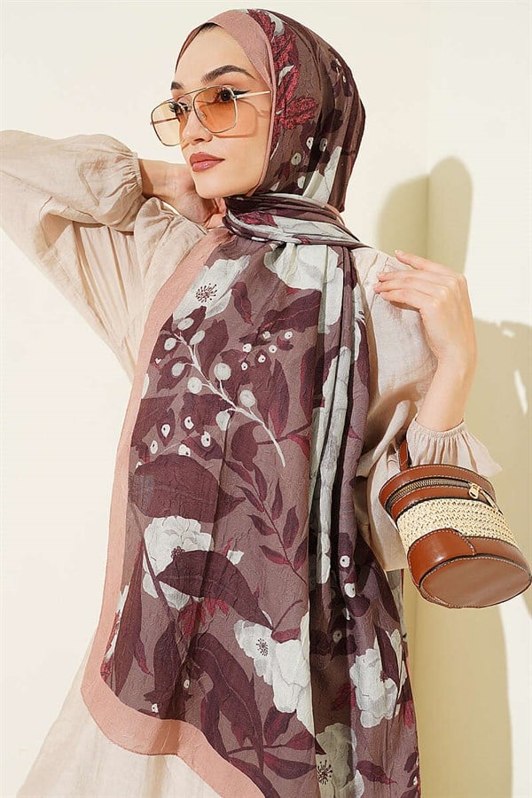 Violet Liva Modal Crush Shawl Camel