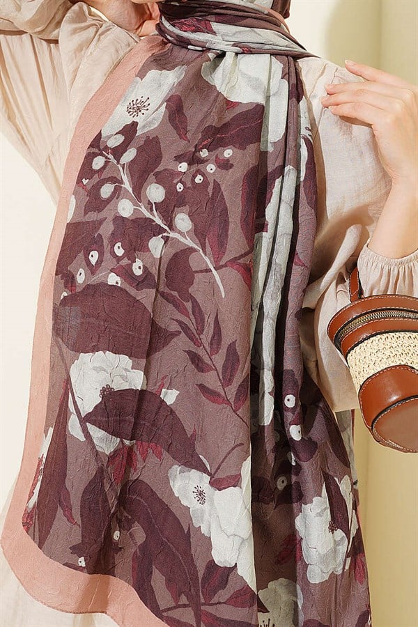 Violet Liva Modal Crush Shawl Camel
