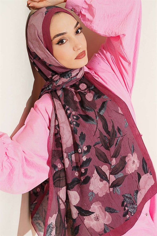 Violet Liva Modal Crush Shawl, Rose Pink