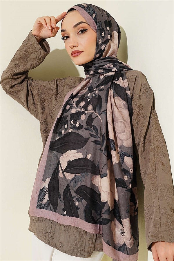 Violet Liva Modal Crush Shawl Latte