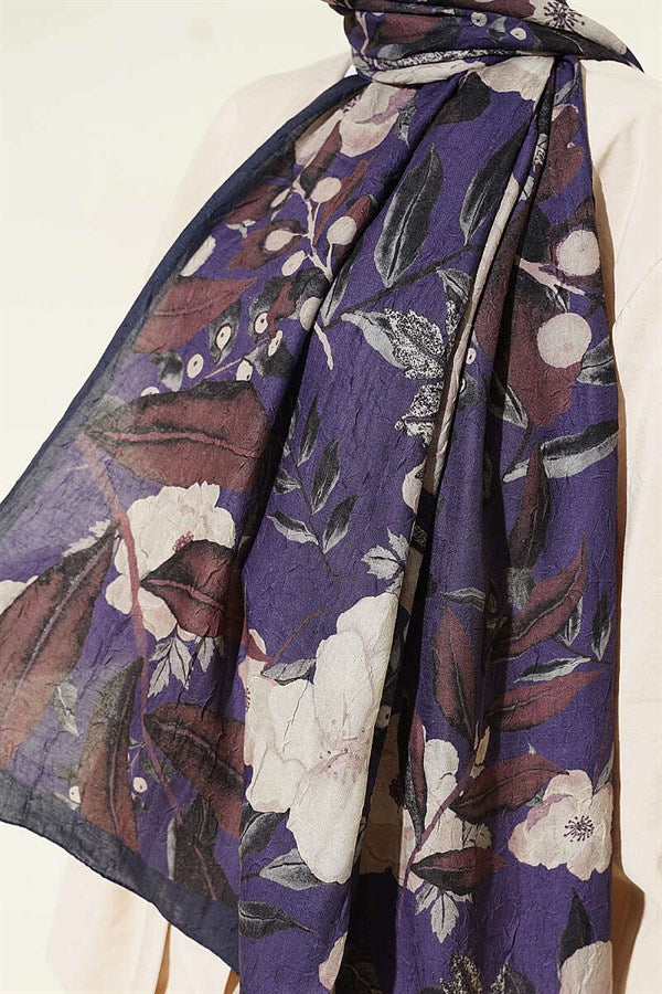 Violet Liva Modal Crush Shawl Parliament