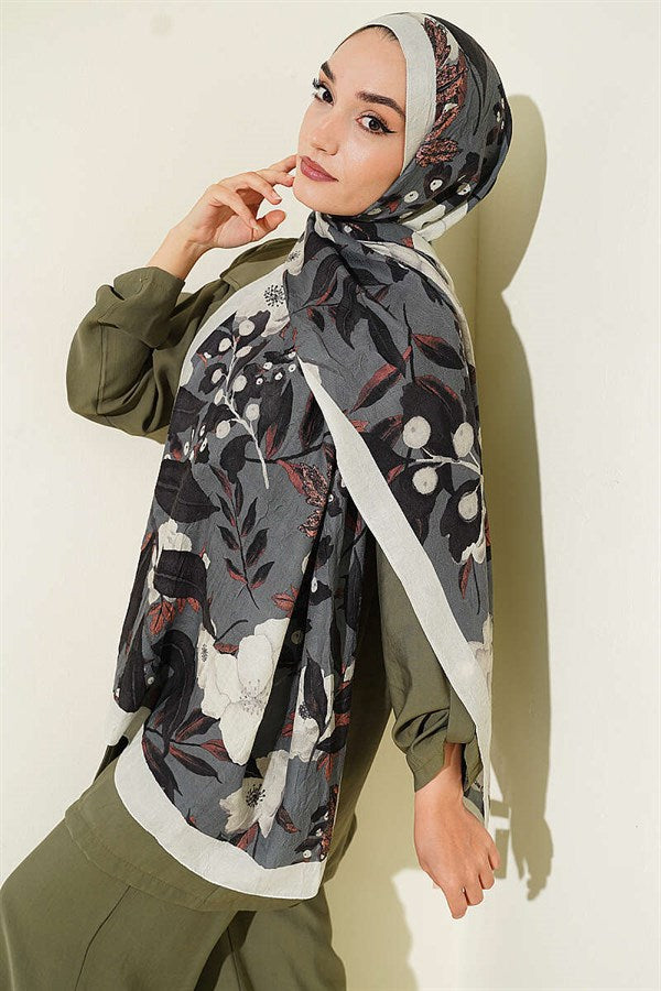 Violet Liva Modal Crush Shawl Stone