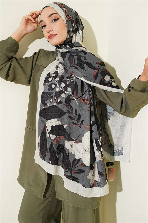 Violet Liva Modal Crush Shawl Stone