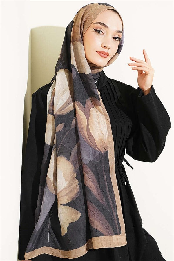 Viona Bamboo Kash Shawl Camel