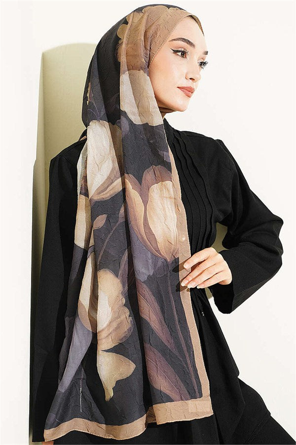 Viona Bamboo Kash Shawl Camel