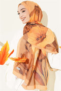 Viona Bamboo Crush Shawl Mustard