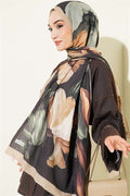 Viona Bamboo Kras Shawl Sand Beige