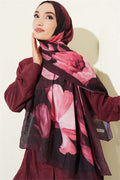 Viona Bamboo Krash Shawl Plum