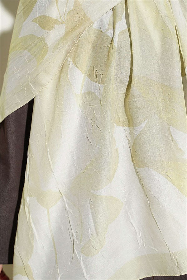Viona Bamboo Cranberry Shawl Champagne