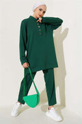 Snap Collar 2 Piece Set Emerald