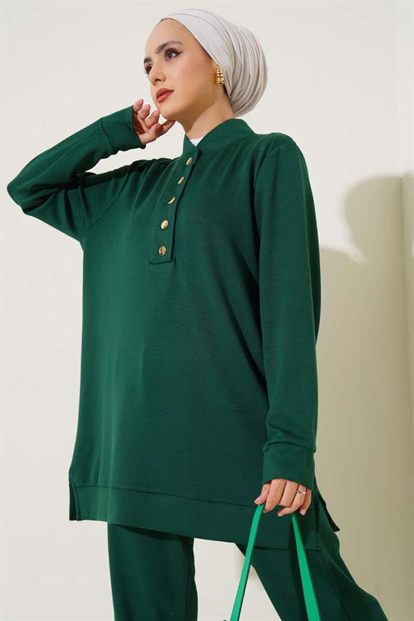 Snap Collar 2 Piece Set Emerald