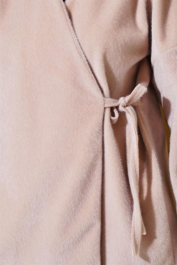 Side Tie Goldfox Jacket Beige