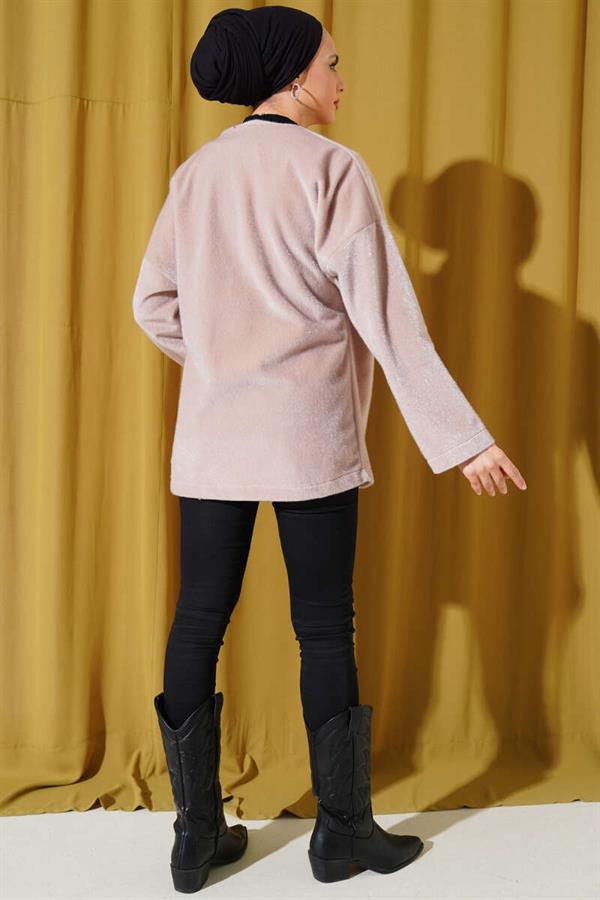 Side Tie Goldfox Jacket Beige
