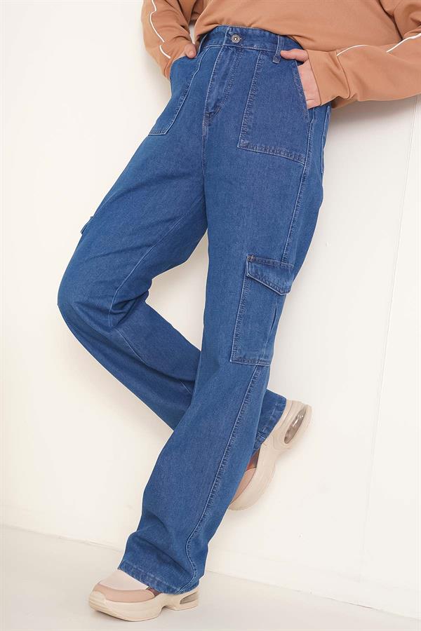 Side Pocket Cargo Pants Jeans