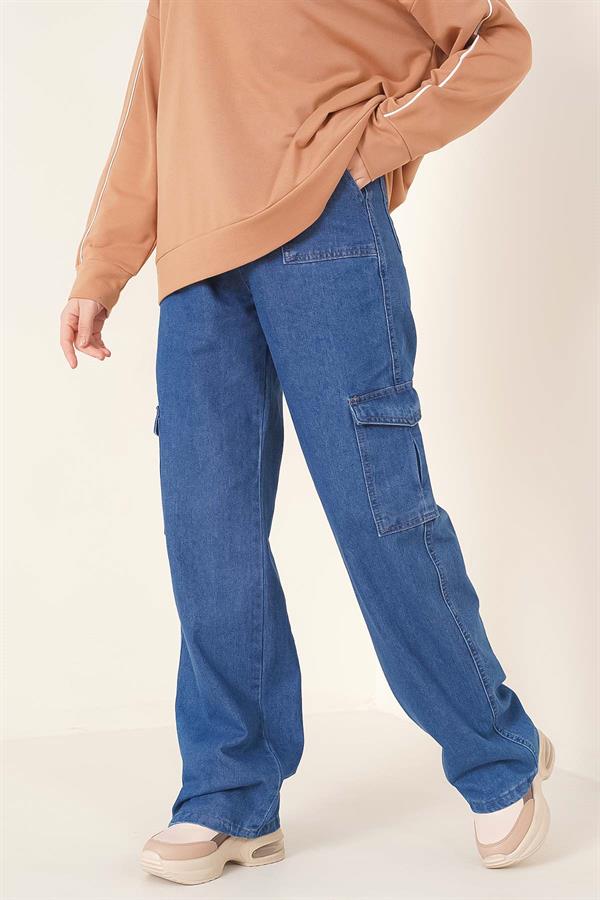 Side Pocket Cargo Pants Jeans