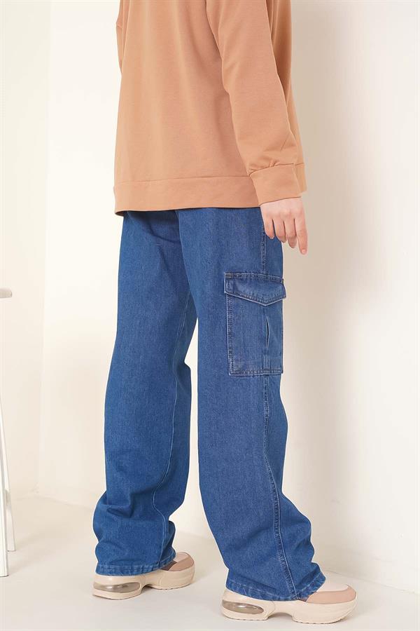 Side Pocket Cargo Pants Jeans