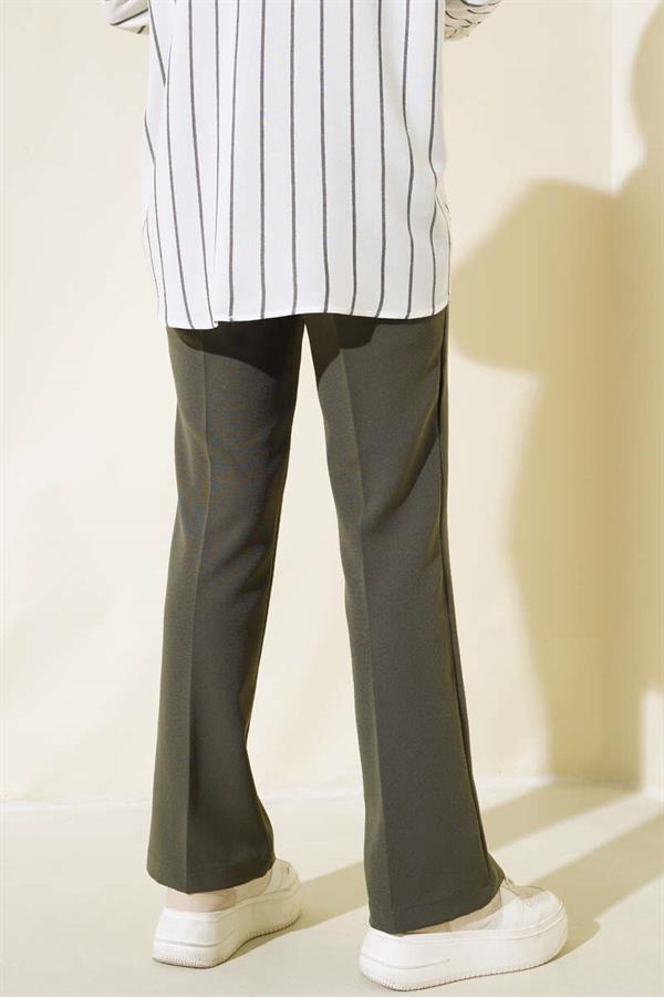 Side Zipper Trousers Mint