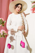 Linen 2 Piece Set with Side Rope Tie Skirt Stone
