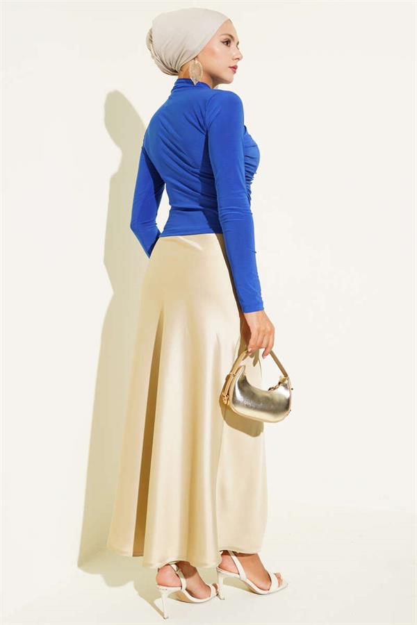 Sandy Blouse with Side Gathering Detail in Saks