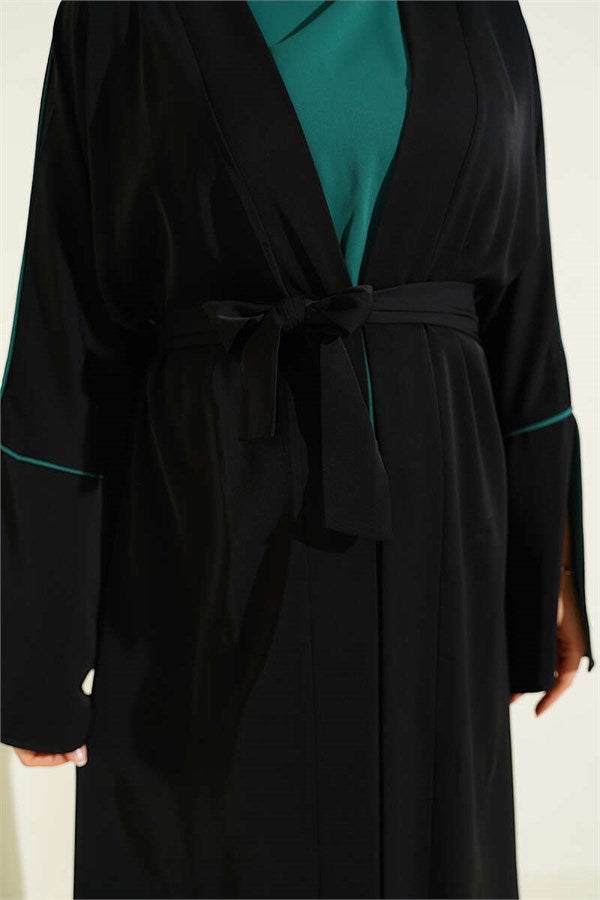Batwing Sleeve 2 Piece Set, Black
