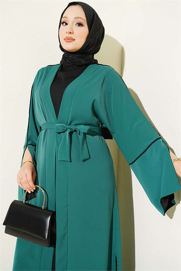 Batwing Sleeve 2 Piece Set Green