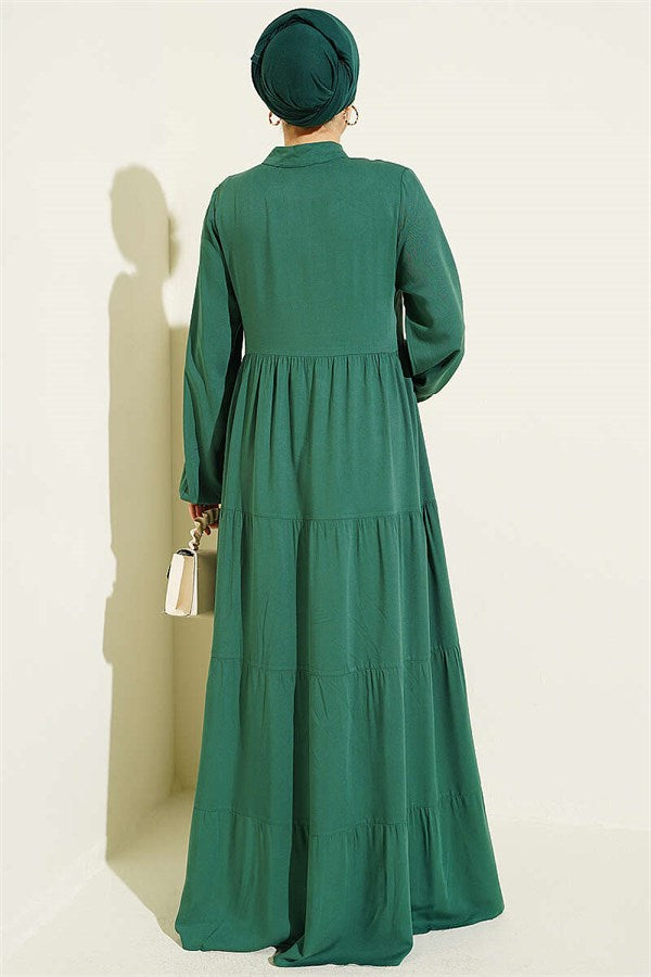 Half-Button Belmando Dress Green