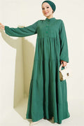 Half-Button Belmando Dress Green