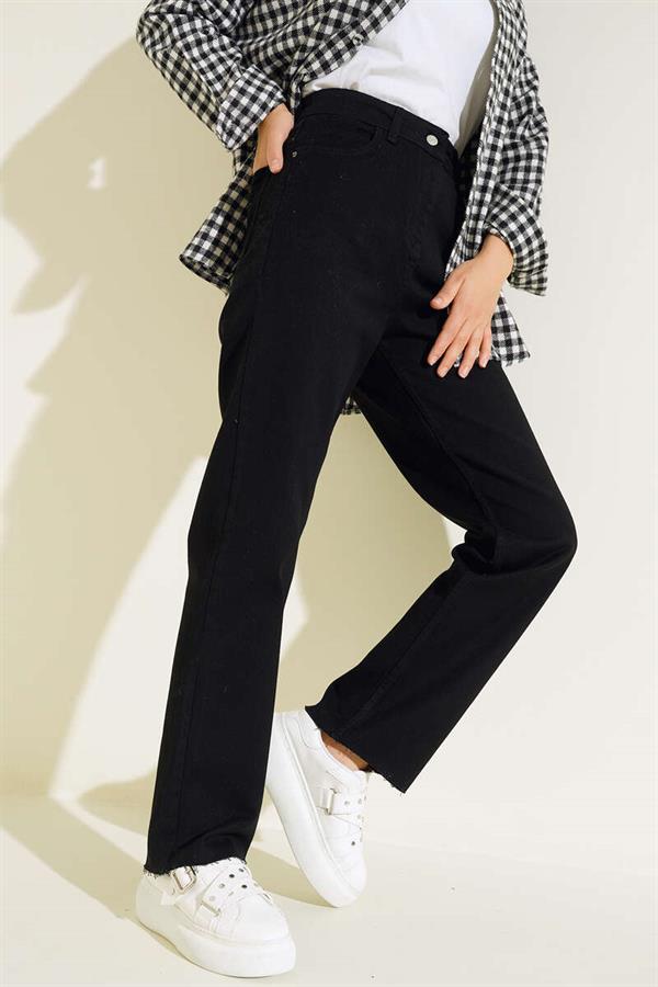 High Waist Jeans Black
