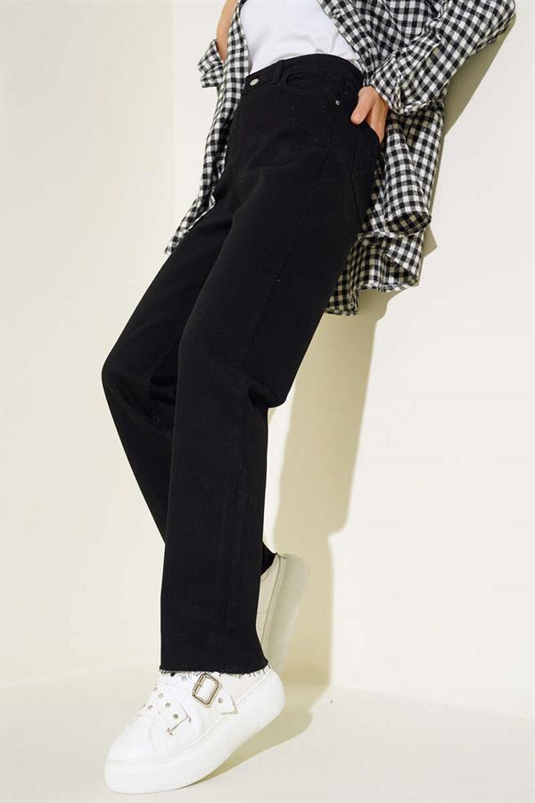 High Waist Jeans Black
