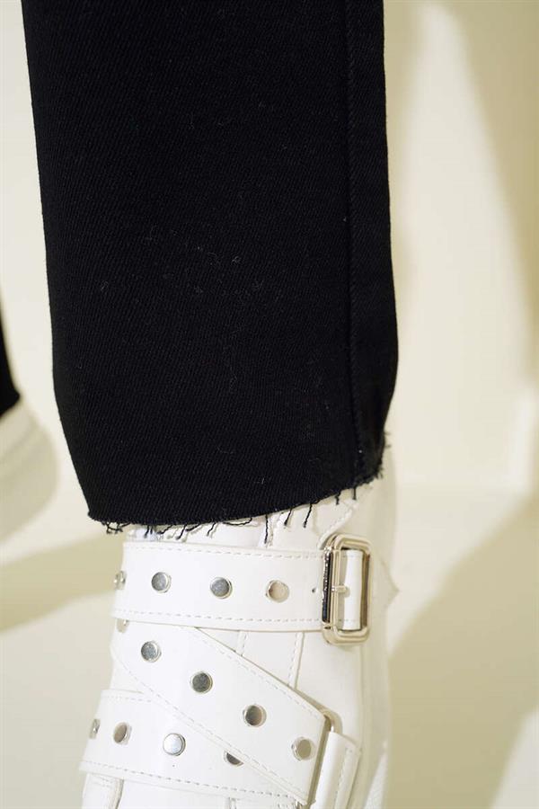 High Waist Jeans Black