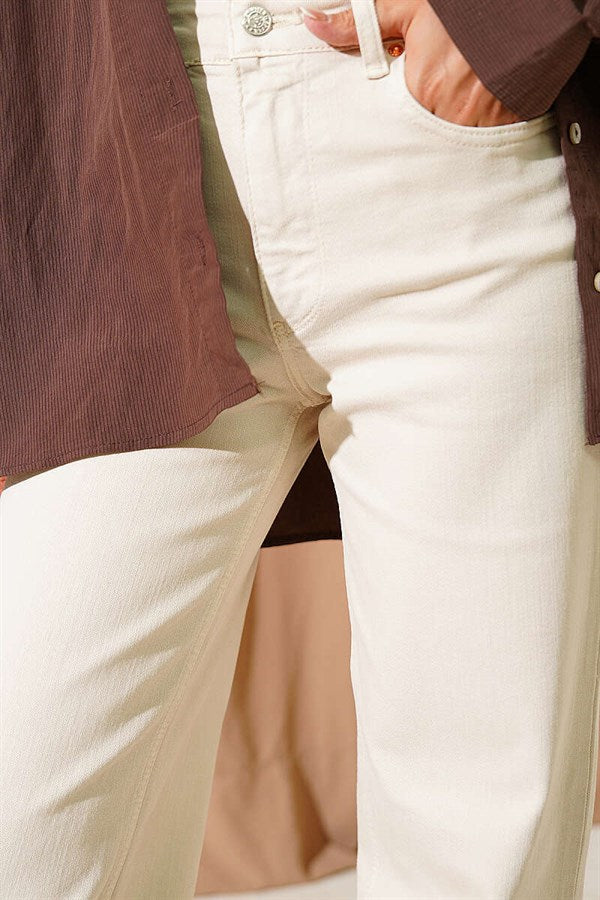 High Waist Palazzo Pants Stone